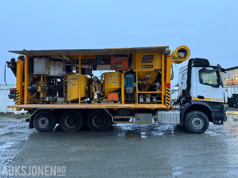 2017 Mercedes-Benz Arocs 3235 8x4, Injeksjonsrigg AMV, EURO 6, påmontert kran - Utility-/ Spesiell maskin: bilde 4 2017 Mercedes-Benz Arocs 3235 8x4, Injeksjonsrigg AMV, EURO 6, påmontert kran - Utility-/ Spesiell maskin: bilde 4