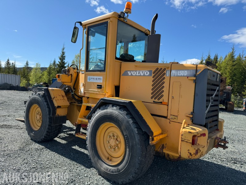 VOLVO L50D Hjullaster m/ pallegaffel og ny skuff - Hjullaster: bilde 4 VOLVO L50D Hjullaster m/ pallegaffel og ny skuff - Hjullaster: bilde 4