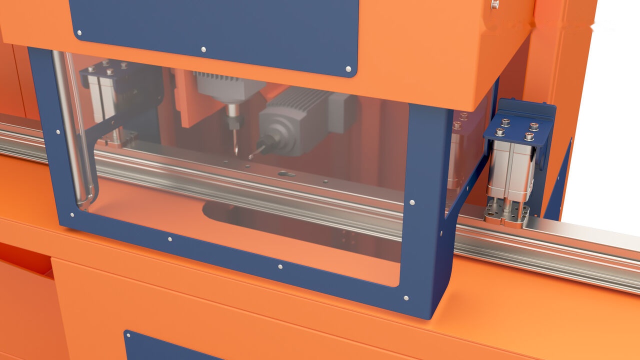 Wise Service Center for automatic milling of aluminum profiles WS710 - Maskin: bilde 3 Wise Service Center for automatic milling of aluminum profiles WS710 - Maskin: bilde 3