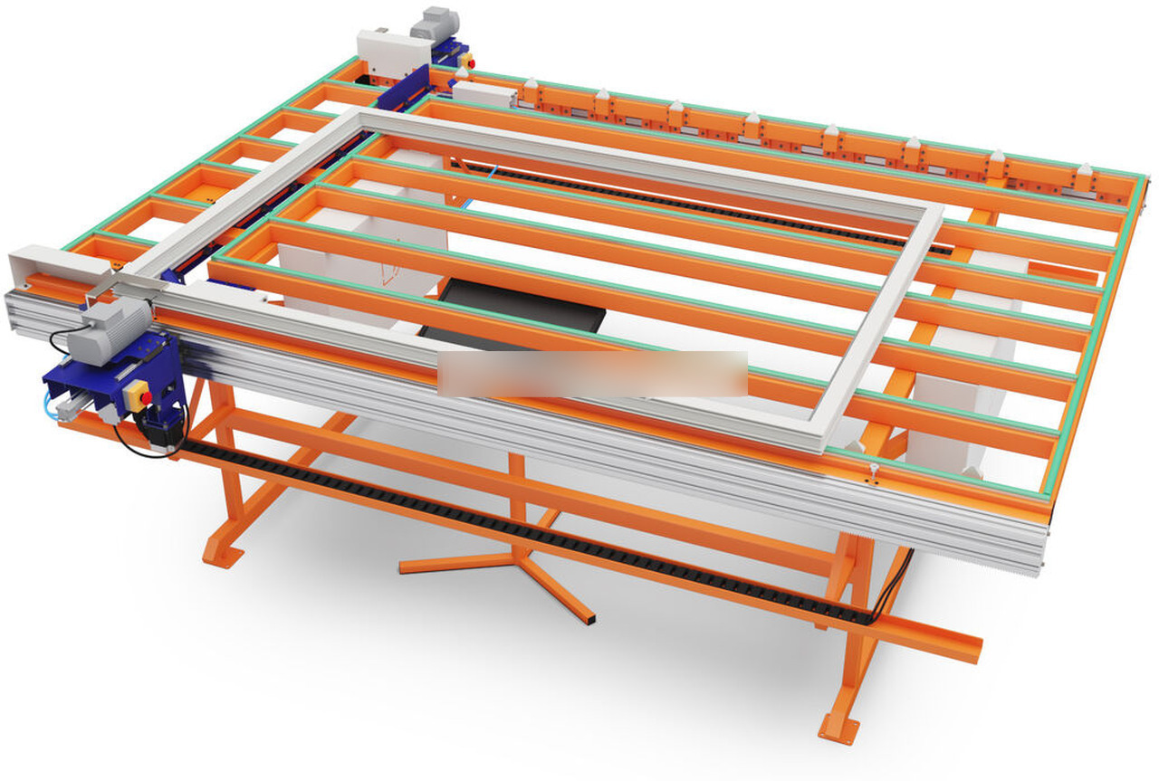 Wise Service Double-headed station for drilling holes for the impost in the frame WS402 - Maskin: bilde 1 Wise Service Double-headed station for drilling holes for the impost in the frame WS402 - Maskin: bilde 1