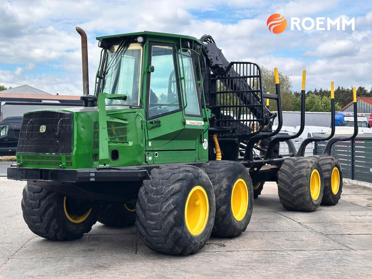 John Deere 1110 D*KRAN CF572 10 Meter - Lassbærer: bilde 1 John Deere 1110 D*KRAN CF572 10 Meter - Lassbærer: bilde 1