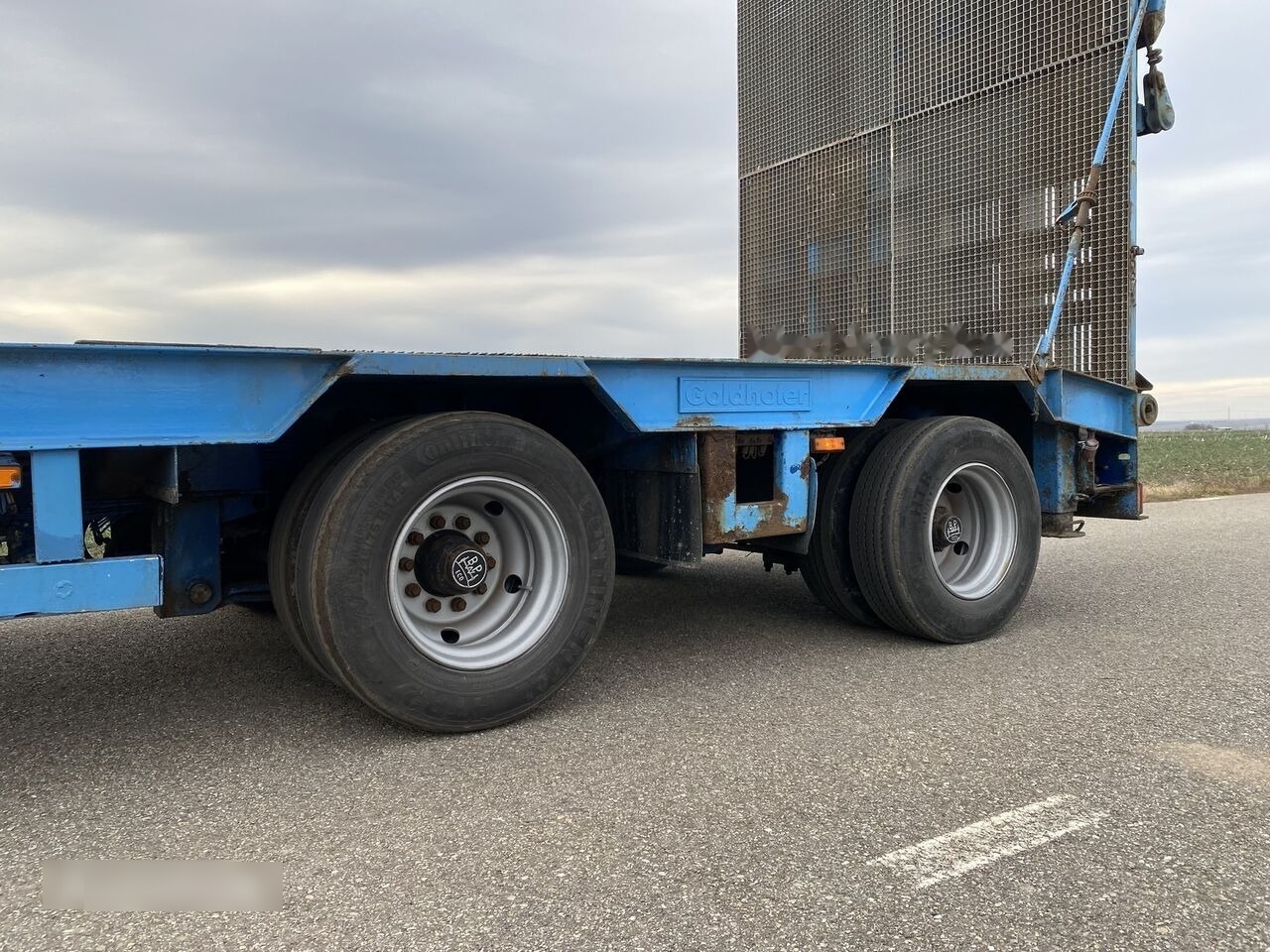 Lavloader semitrailer Goldhofer GOLDHOFFER STZ - L2 - 23/80 Trailer Agabaritic 2 VIRATOARE : 2 S: bilde 8