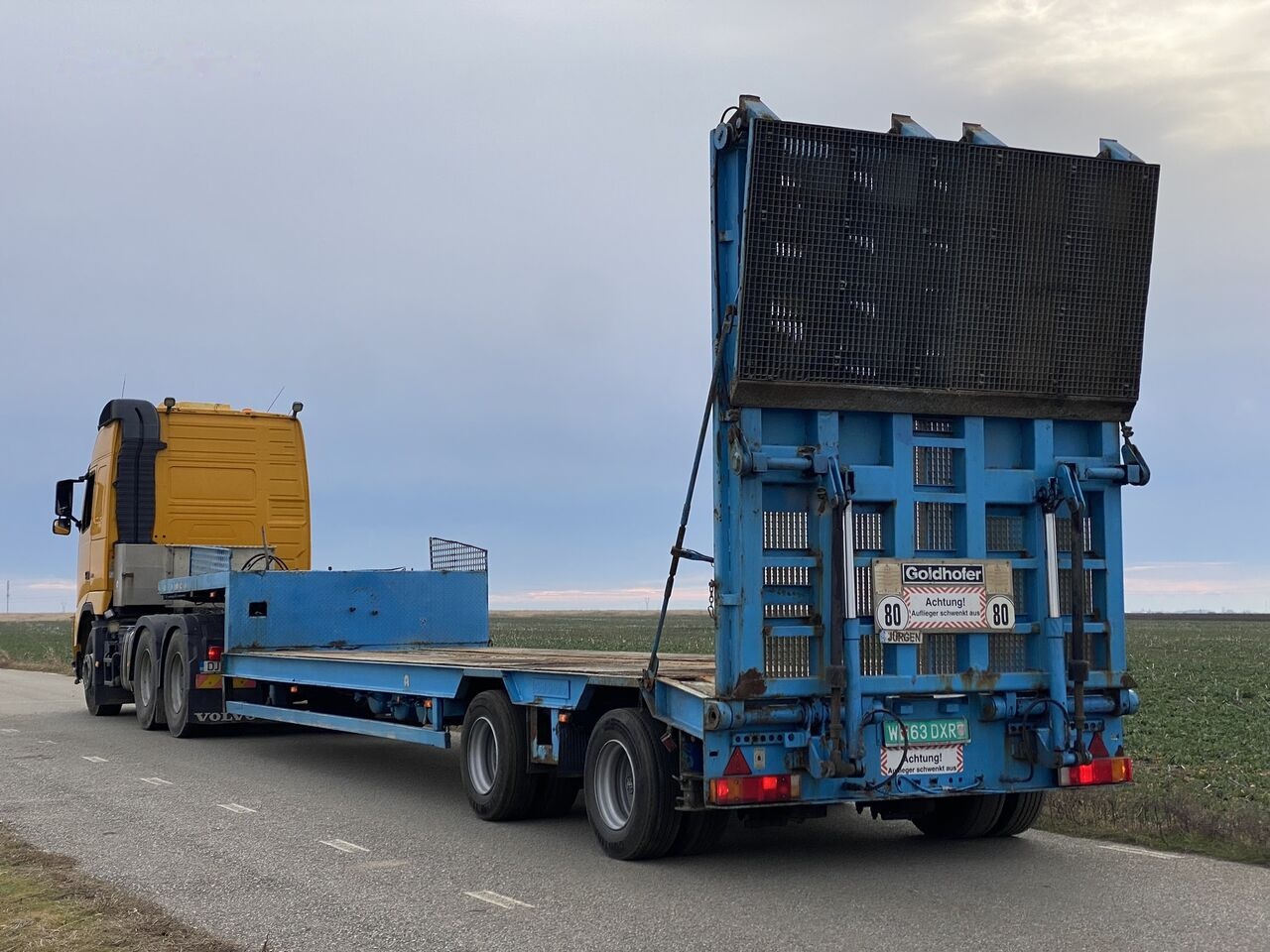 Lavloader semitrailer Goldhofer GOLDHOFFER STZ - L2 - 23/80 Trailer Agabaritic 2 VIRATOARE : 2 S: bilde 10