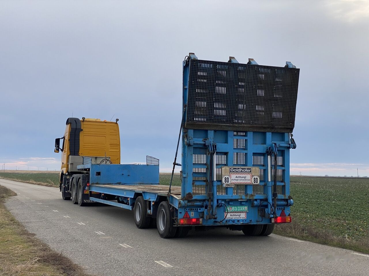 Lavloader semitrailer Goldhofer GOLDHOFFER STZ - L2 - 23/80 Trailer Agabaritic 2 VIRATOARE : 2 S: bilde 11