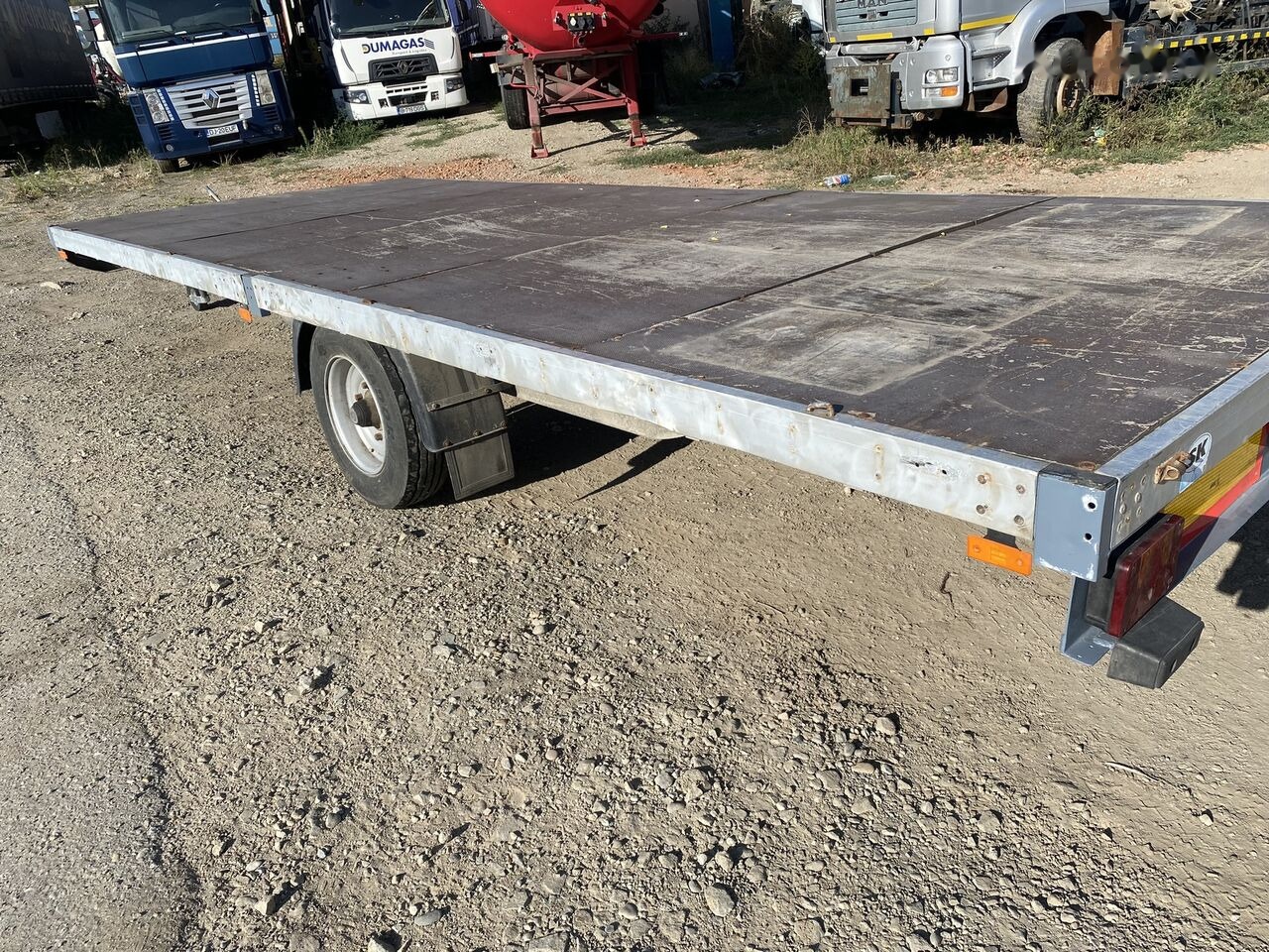 Schmitz Cargobull REPACOM Rema remorca 6,5 m lungime platforma pentru marfa / util - Planhenger/ Flathenger: bilde 2 Schmitz Cargobull REPACOM Rema remorca 6,5 m lungime platforma pentru marfa / util - Planhenger/ Flathenger: bilde 2