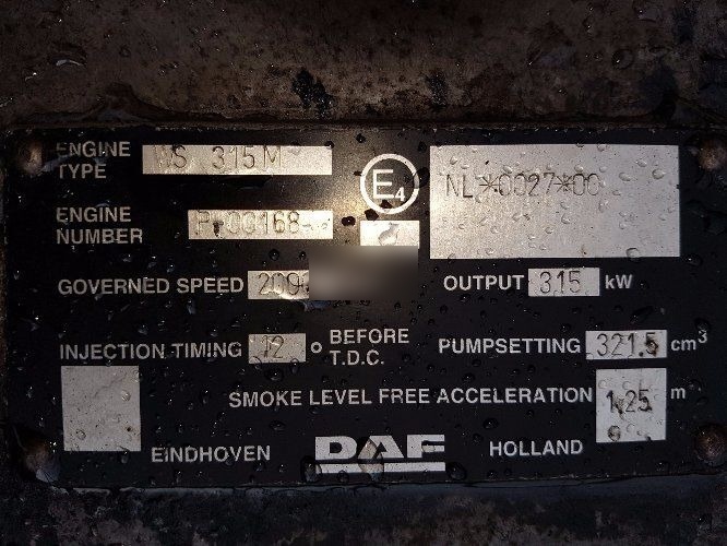 DAF ATI 1160 430 WS315M E2 DAF - Motor for Lastebil: bilde 5 DAF ATI 1160 430 WS315M E2 DAF - Motor for Lastebil: bilde 5