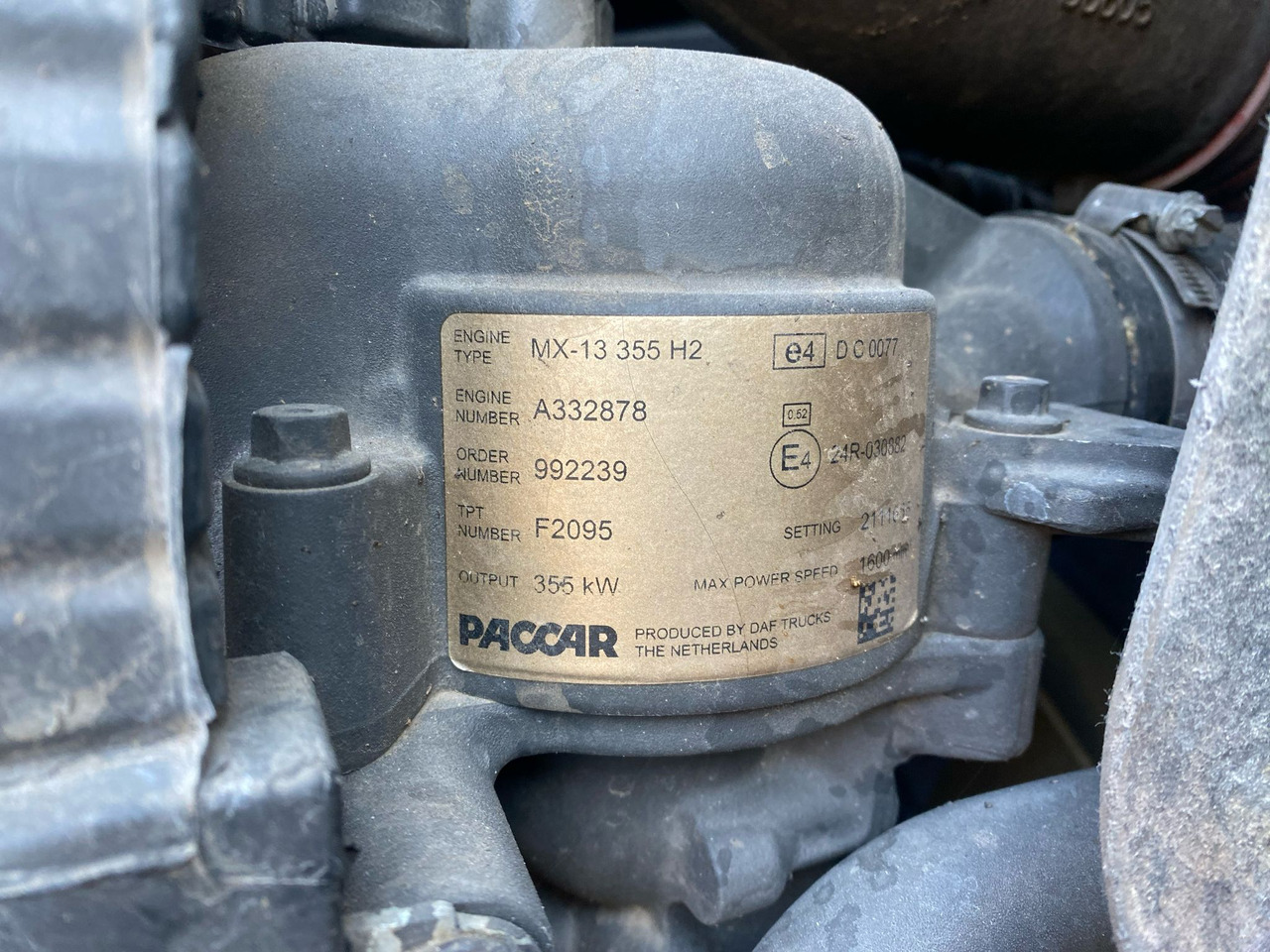 Daf MX-13 355H2 - Motor: bilde 1 Daf MX-13 355H2 - Motor: bilde 1