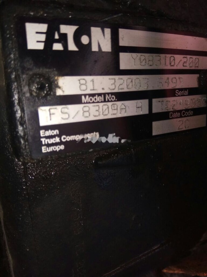 MAN fs8309AH 81320036493 - Girkasse for Lastebil: bilde 1 MAN fs8309AH 81320036493 - Girkasse for Lastebil: bilde 1