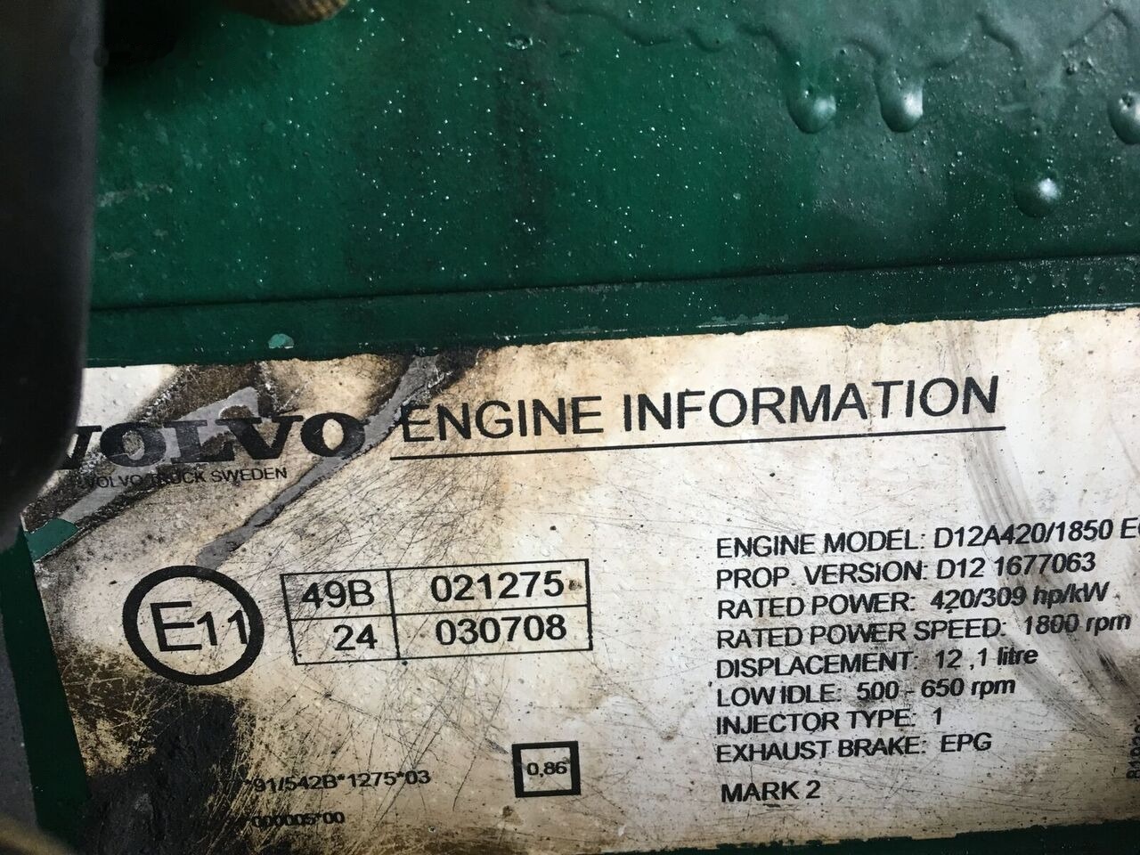 Volvo D12A Volvo - Motor for Buss: bilde 4 Volvo D12A Volvo - Motor for Buss: bilde 4