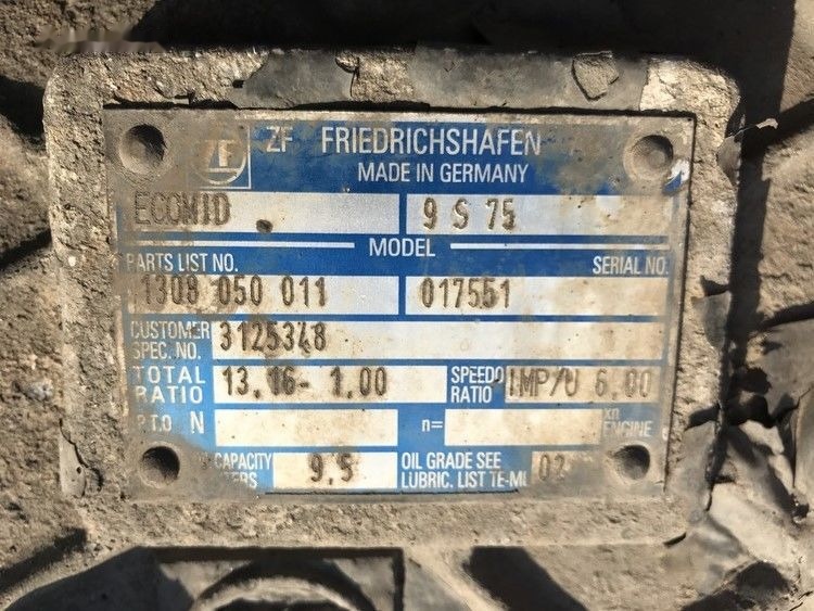 Volvo ECOMID ZF 9S 75 Volvo FL6 - Girkasse for Lastebil: bilde 3 Volvo ECOMID ZF 9S 75 Volvo FL6 - Girkasse for Lastebil: bilde 3