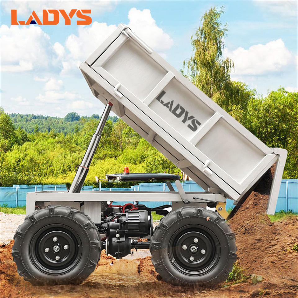 LADYS All-Terrain Four-Wheel Drive And Eight-Wheel Drive Transport Truck, Mountain Area Farm Orchard Greenhouse Construction Site Creeper Remote Control Electric Agricultural Transport Vehicle - ATV/ Quad: bilde 3 LADYS All-Terrain Four-Wheel Drive And Eight-Wheel Drive Transport Truck, Mountain Area Farm Orchard Greenhouse Construction Site Creeper Remote Control Electric Agricultural Transport Vehicle - ATV/ Quad: bilde 3