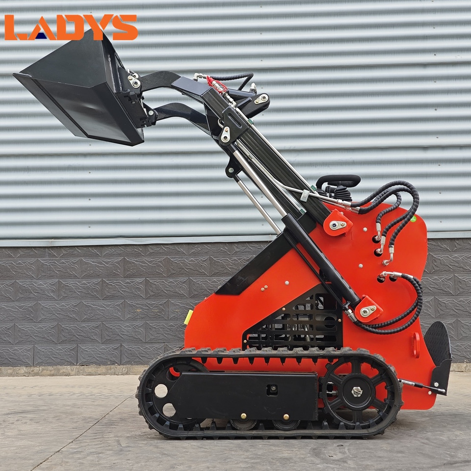 LADYS Free Shipping Mini Skid Steer Loader Compact Track Electric/Diesel Chinese Mini Skid Steer Loader For Sale With Mini Skid Steer Attachments 4 In 1 Bucket - Kompaktlaster: bilde 3 LADYS Free Shipping Mini Skid Steer Loader Compact Track Electric/Diesel Chinese Mini Skid Steer Loader For Sale With Mini Skid Steer Attachments 4 In 1 Bucket - Kompaktlaster: bilde 3