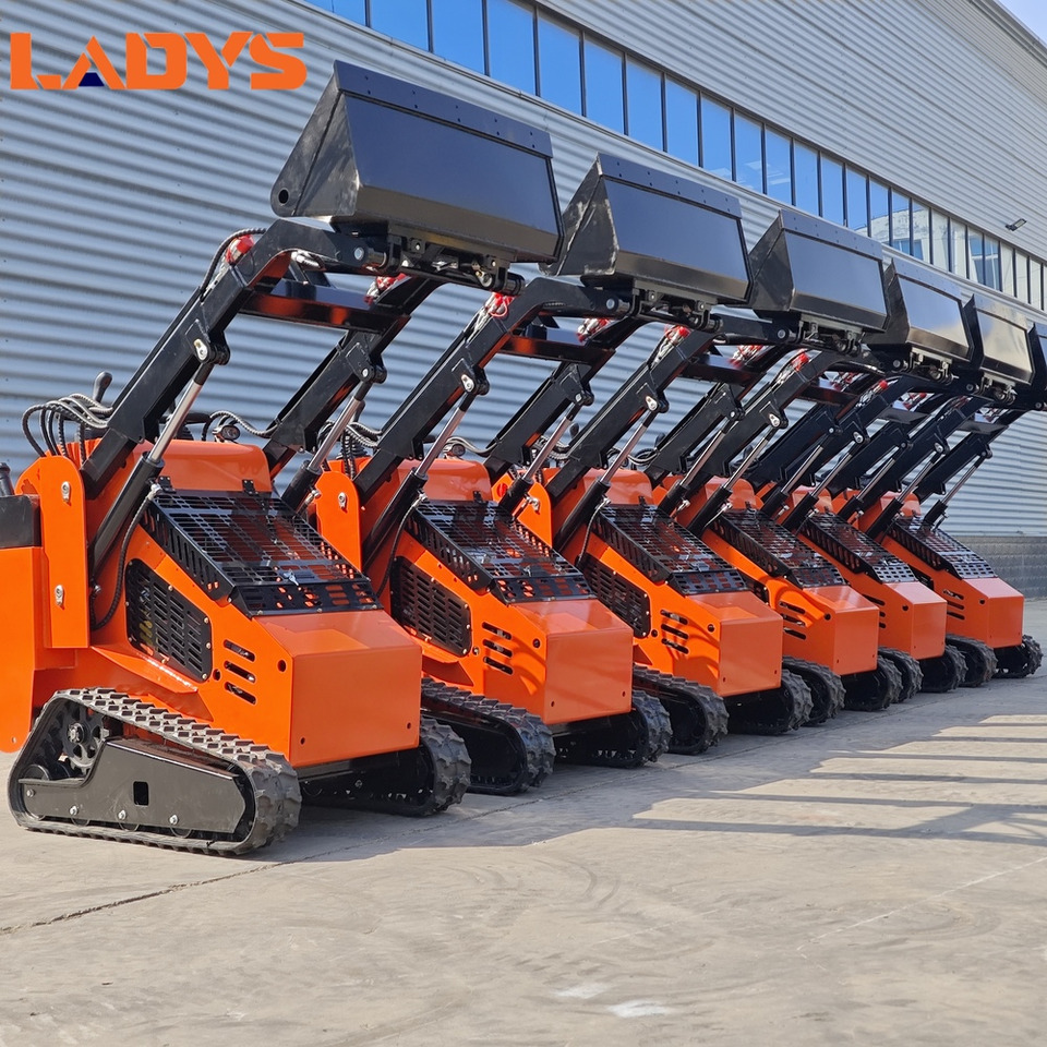 LADYS Free Shipping Mini Skid Steer Loader Compact Track Electric/Diesel Chinese Mini Skid Steer Loader For Sale With Mini Skid Steer Attachments 4 In 1 Bucket - Kompaktlaster: bilde 1 LADYS Free Shipping Mini Skid Steer Loader Compact Track Electric/Diesel Chinese Mini Skid Steer Loader For Sale With Mini Skid Steer Attachments 4 In 1 Bucket - Kompaktlaster: bilde 1
