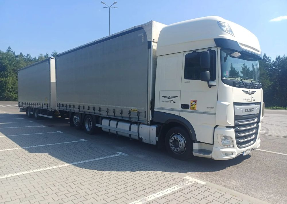 DAF XF 480 SUPER SPACE CAB / ZESTAW TANDEM PRZEJAZDOWY 120 M3 / SSC / ACC /EURO 6 - Kapellbil: bilde 1 DAF XF 480 SUPER SPACE CAB / ZESTAW TANDEM PRZEJAZDOWY 120 M3 / SSC / ACC /EURO 6 - Kapellbil: bilde 1
