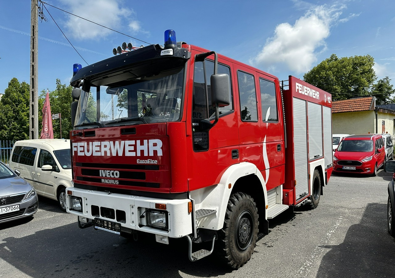 Brannbil Iveco Inny Iveco Iveco Magirus FF95E Straż Pożarna Gaśnicza 4X4 Metz 96 jak Nowa: bilde 8