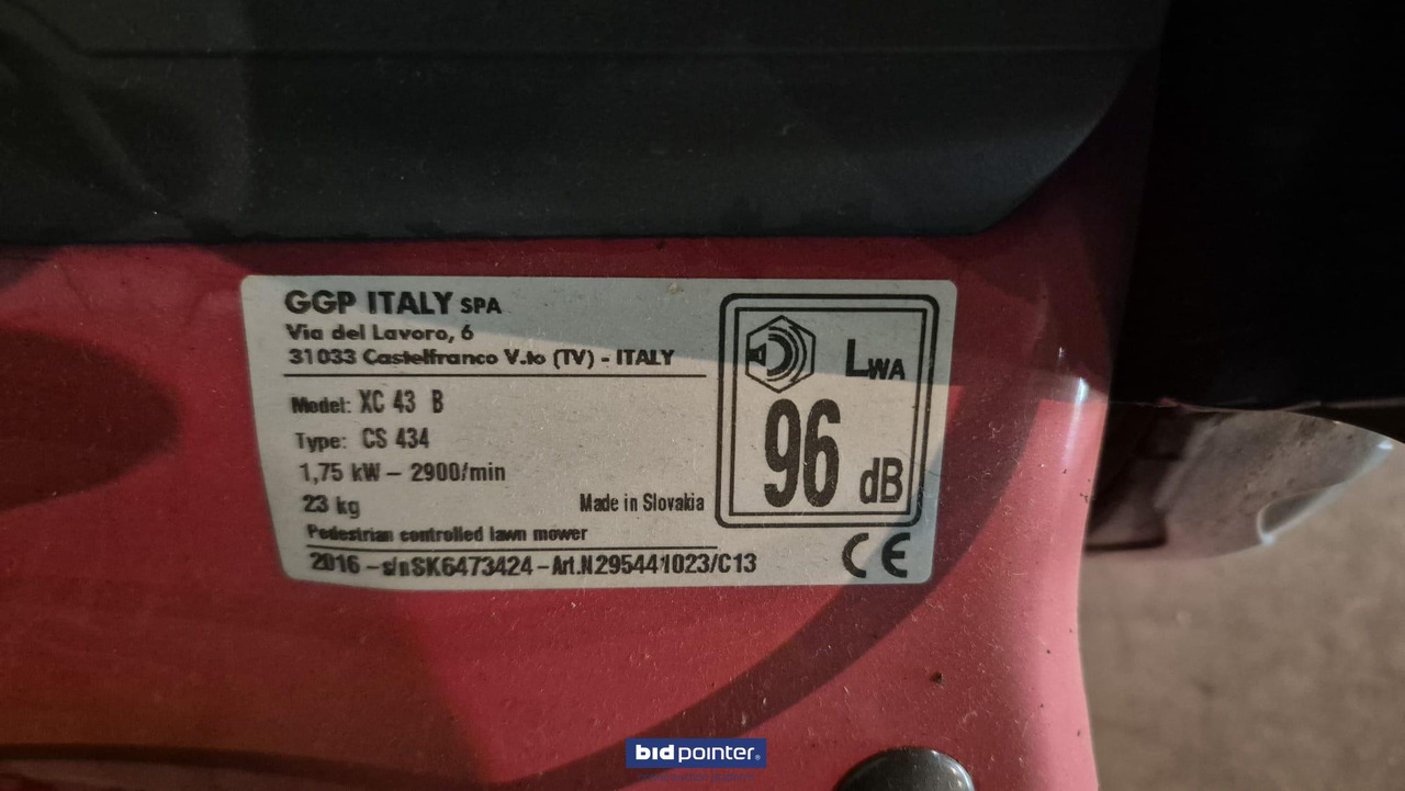 Castelgarden XC 43 B - Gressklipper: bilde 3 Castelgarden XC 43 B - Gressklipper: bilde 3