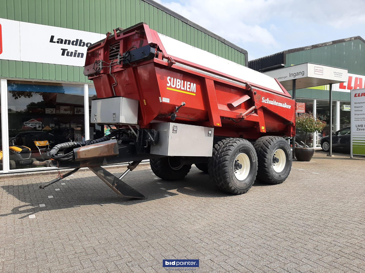 Schuitemaker Subliem 200 zandkipper / gronddumper - Landbruk tippvogn: bilde 2 Schuitemaker Subliem 200 zandkipper / gronddumper - Landbruk tippvogn: bilde 2