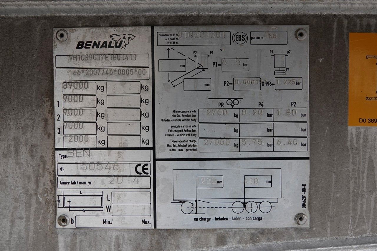Tippsemi Benalu WYWROTKA / 25 m3 / ALUMINIOWA / OŚ PODNOSZONA /: bilde 16 Tippsemi Benalu WYWROTKA / 25 m3 / ALUMINIOWA / OŚ PODNOSZONA /: bilde 16