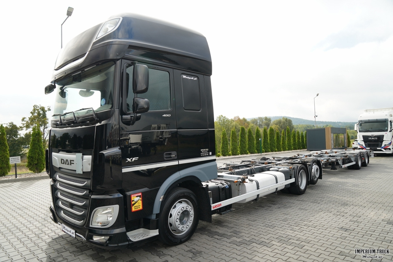 DAF XF 480 / BDF / 6X2 / ZESTAW TANDEM / SSC / KLIMATYZACJA POSTOJOWA / OŚ PODNOSZONA / WECON / PO KONTRAKCIE SERWISOWYM - Container-transport/ Vekselflak lastebil: bilde 3 DAF XF 480 / BDF / 6X2 / ZESTAW TANDEM / SSC / KLIMATYZACJA POSTOJOWA / OŚ PODNOSZONA / WECON / PO KONTRAKCIE SERWISOWYM - Container-transport/ Vekselflak lastebil: bilde 3