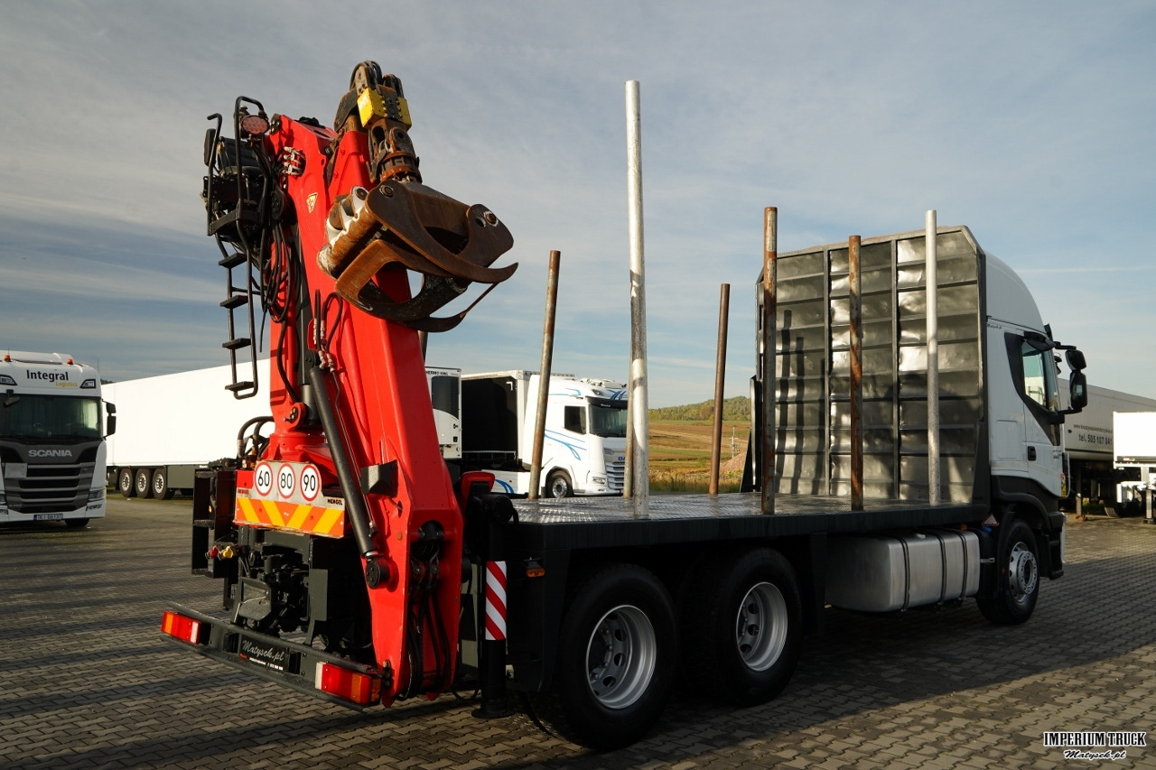 Leie  IVECO STRALIS 560 / 6X4 / DO DREWNA / DO DRZEWA / DO LASU / HDS PALFINGER EPSILON / UDŹWIG - 5 250 KG IVECO STRALIS 560 / 6X4 / DO DREWNA / DO DRZEWA / DO LASU / HDS PALFINGER EPSILON / UDŹWIG - 5 250 KG: bilde 10