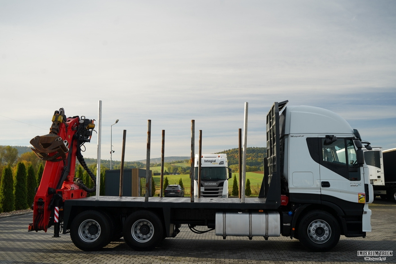 Leie  IVECO STRALIS 560 / 6X4 / DO DREWNA / DO DRZEWA / DO LASU / HDS PALFINGER EPSILON / UDŹWIG - 5 250 KG IVECO STRALIS 560 / 6X4 / DO DREWNA / DO DRZEWA / DO LASU / HDS PALFINGER EPSILON / UDŹWIG - 5 250 KG: bilde 11