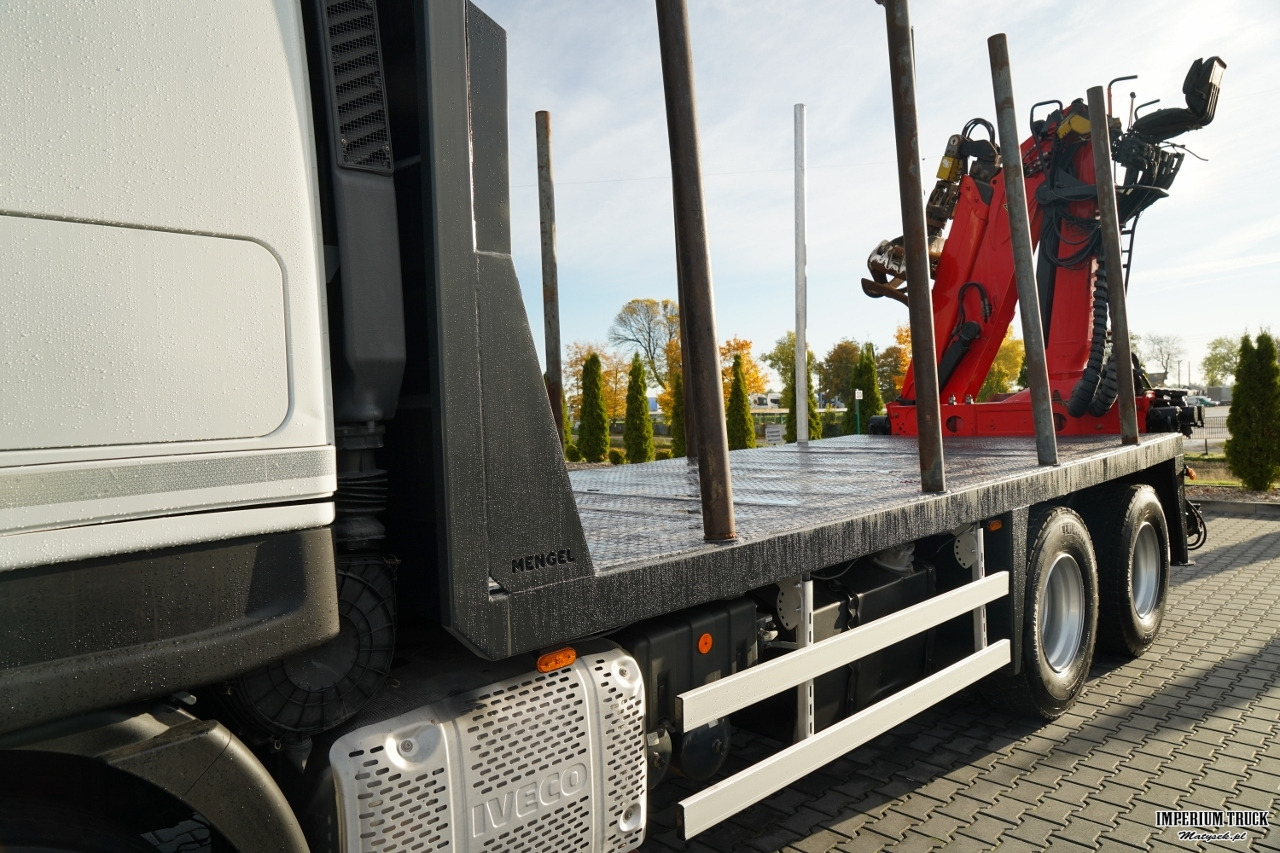 Leie  IVECO STRALIS 560 / 6X4 / DO DREWNA / DO DRZEWA / DO LASU / HDS PALFINGER EPSILON / UDŹWIG - 5 250 KG IVECO STRALIS 560 / 6X4 / DO DREWNA / DO DRZEWA / DO LASU / HDS PALFINGER EPSILON / UDŹWIG - 5 250 KG: bilde 15