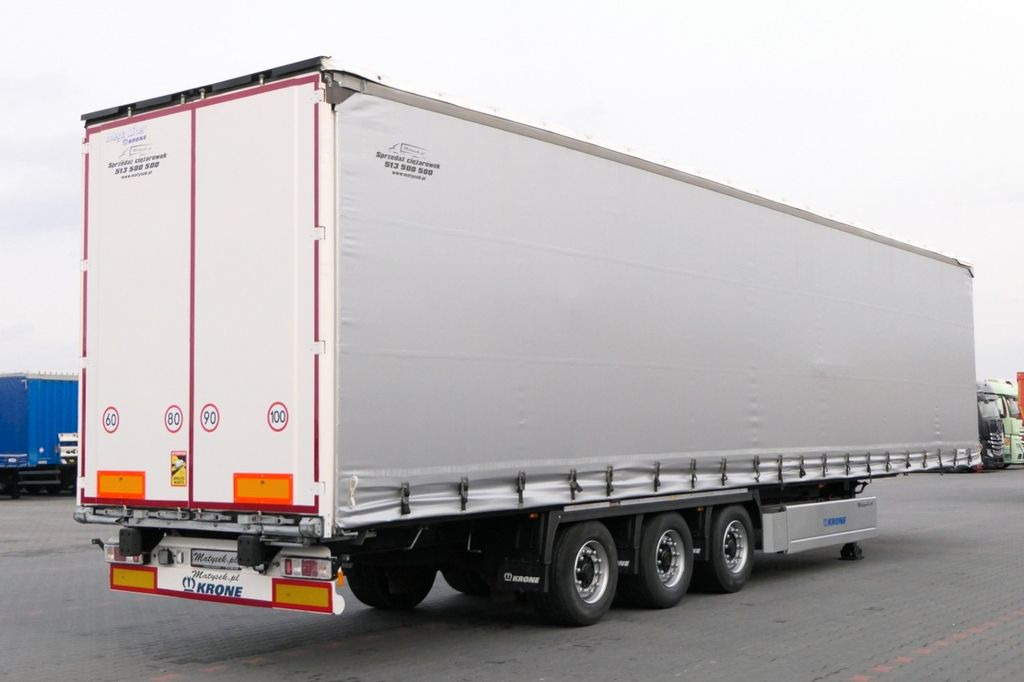 Gardintrailer Krone CURTAINSIDER/MEGA/PALLET BOX/LIFTED ROOF & AXLE/: bilde 7