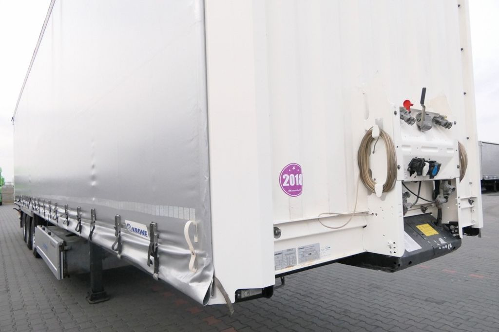 Gardintrailer Krone CURTAINSIDER/MEGA/PALLET BOX/LIFTED ROOF & AXLE/: bilde 20