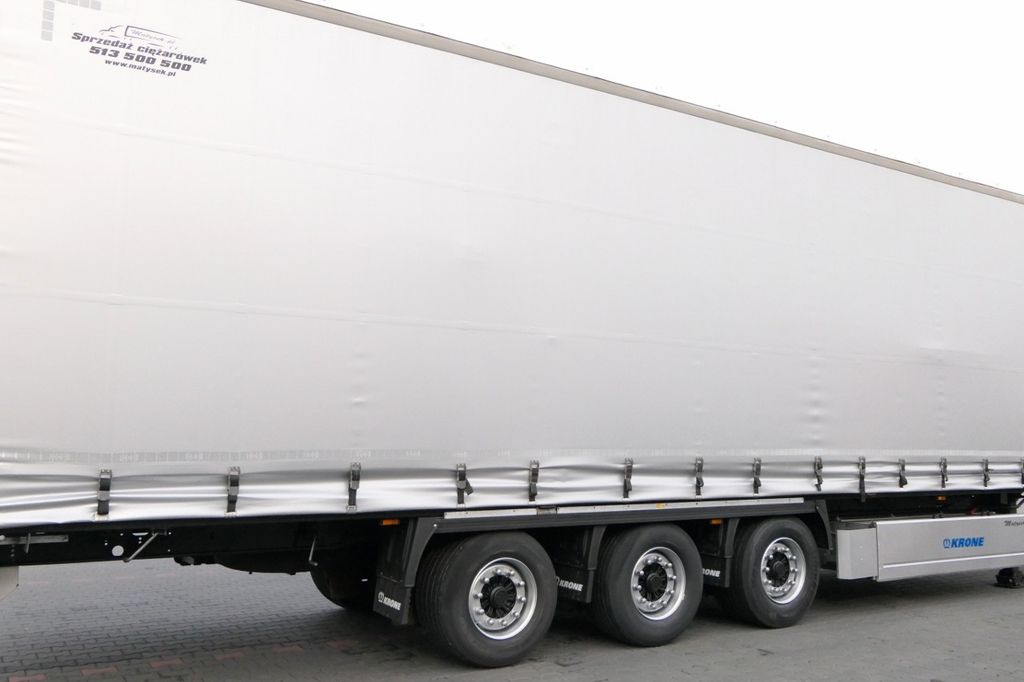 Gardintrailer Krone CURTAINSIDER/MEGA/PALLET BOX/LIFTED ROOF & AXLE/: bilde 13
