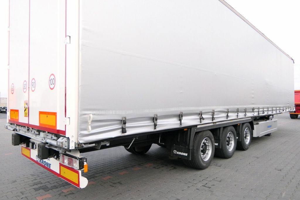 Gardintrailer Krone CURTAINSIDER/MEGA/PALLET BOX/LIFTED ROOF & AXLE/: bilde 12