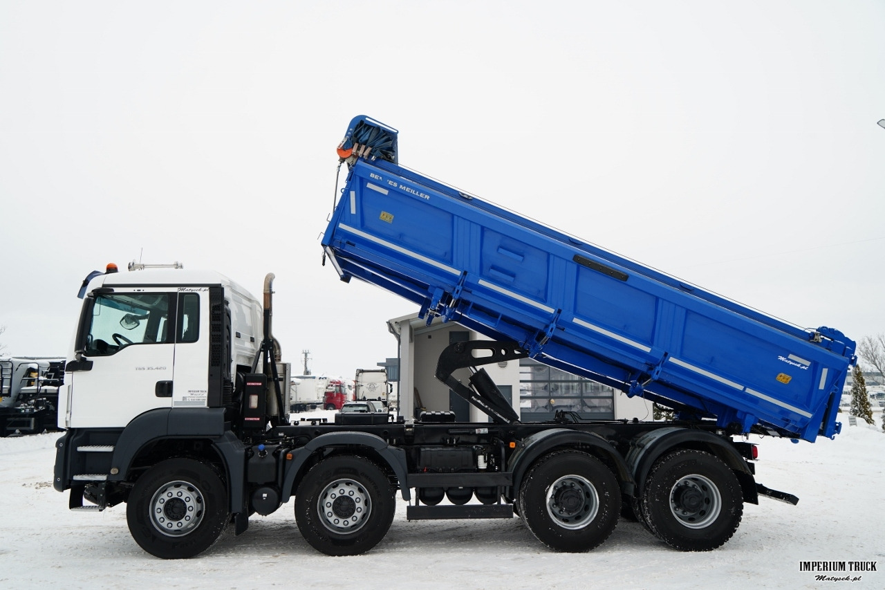 MAN TGS 35.420 / 8X4 / WYWROTKA 2 STR. / HYDROBURTA / BORDMATIC / ZABUDOWA MEILLER KIPPER / - Tippbil: bilde 3 MAN TGS 35.420 / 8X4 / WYWROTKA 2 STR. / HYDROBURTA / BORDMATIC / ZABUDOWA MEILLER KIPPER / - Tippbil: bilde 3