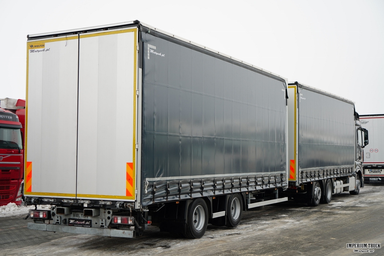 MERCEDES-BENZ ACTROS 2545 / ZESTAW TANDEM 120 M3 / STREAM SPACE / OŚ SKRETNA / WIELTON / ZAWIESIE NA WÓZEK / - Kapellbil: bilde 3 MERCEDES-BENZ ACTROS 2545 / ZESTAW TANDEM 120 M3 / STREAM SPACE / OŚ SKRETNA / WIELTON / ZAWIESIE NA WÓZEK / - Kapellbil: bilde 3
