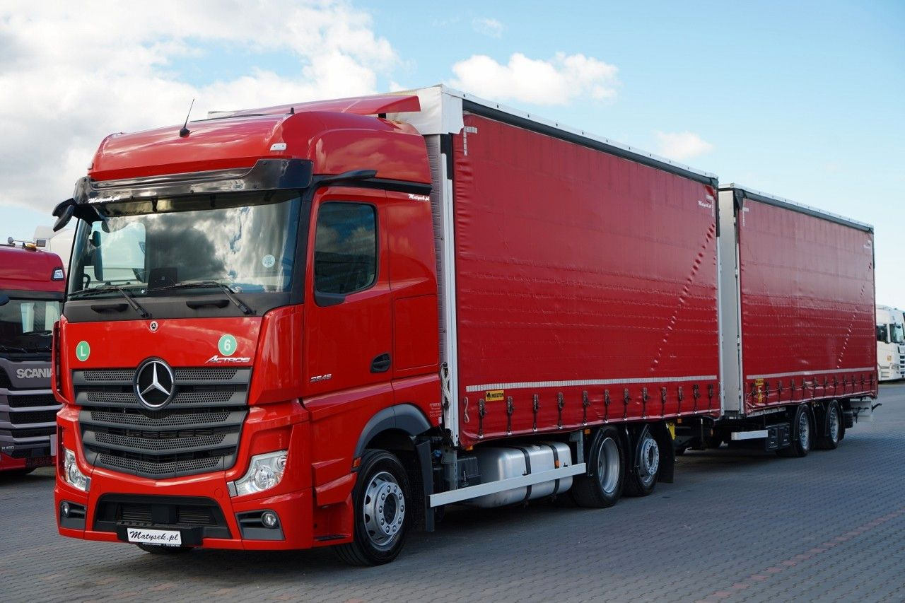 Mercedes-Benz ACTROS 2545 / ZESTAW TANDEM 120 M3 / PRZEJAZDOW - Kapellbil: bilde 2 Mercedes-Benz ACTROS 2545 / ZESTAW TANDEM 120 M3 / PRZEJAZDOW - Kapellbil: bilde 2