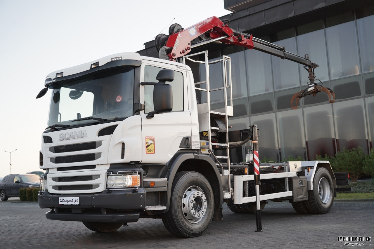 SCANIA P 280 / 4X2 / RAMA - 4,9 M / + HDS HMF 635 / UDŹWIG 1 500 KG / MAX WYSÓW 6,9 M / CHWYTAK / - Chassis lastebil, Kranbil: bilde 4 SCANIA P 280 / 4X2 / RAMA - 4,9 M / + HDS HMF 635 / UDŹWIG 1 500 KG / MAX WYSÓW 6,9 M / CHWYTAK / - Chassis lastebil, Kranbil: bilde 4