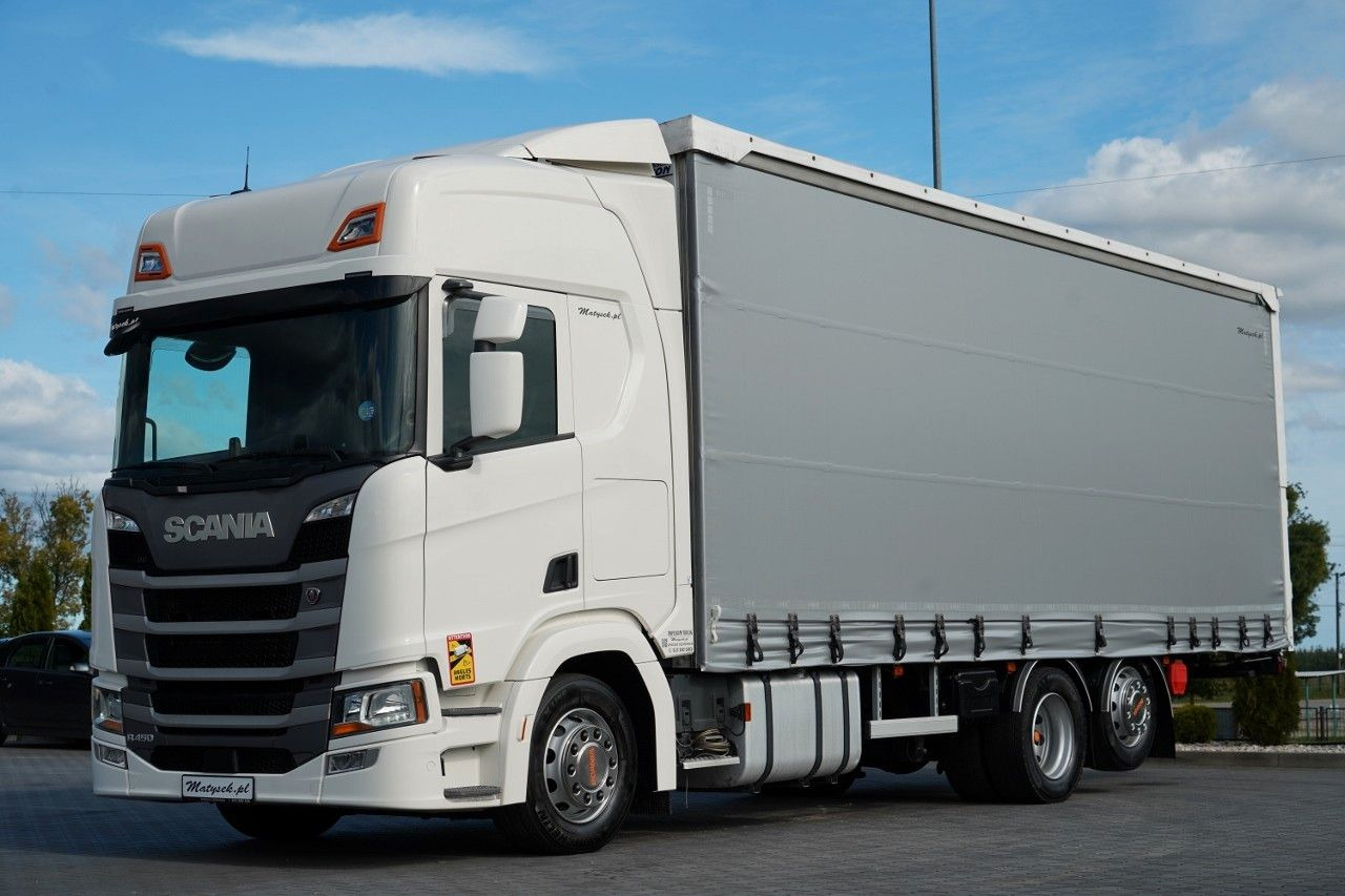 Scania R 450 / MEGA / 6x2 / FIRANKA - 8,2 m / SOLÓWKA / - Kapellbil: bilde 1 Scania R 450 / MEGA / 6x2 / FIRANKA - 8,2 m / SOLÓWKA / - Kapellbil: bilde 1