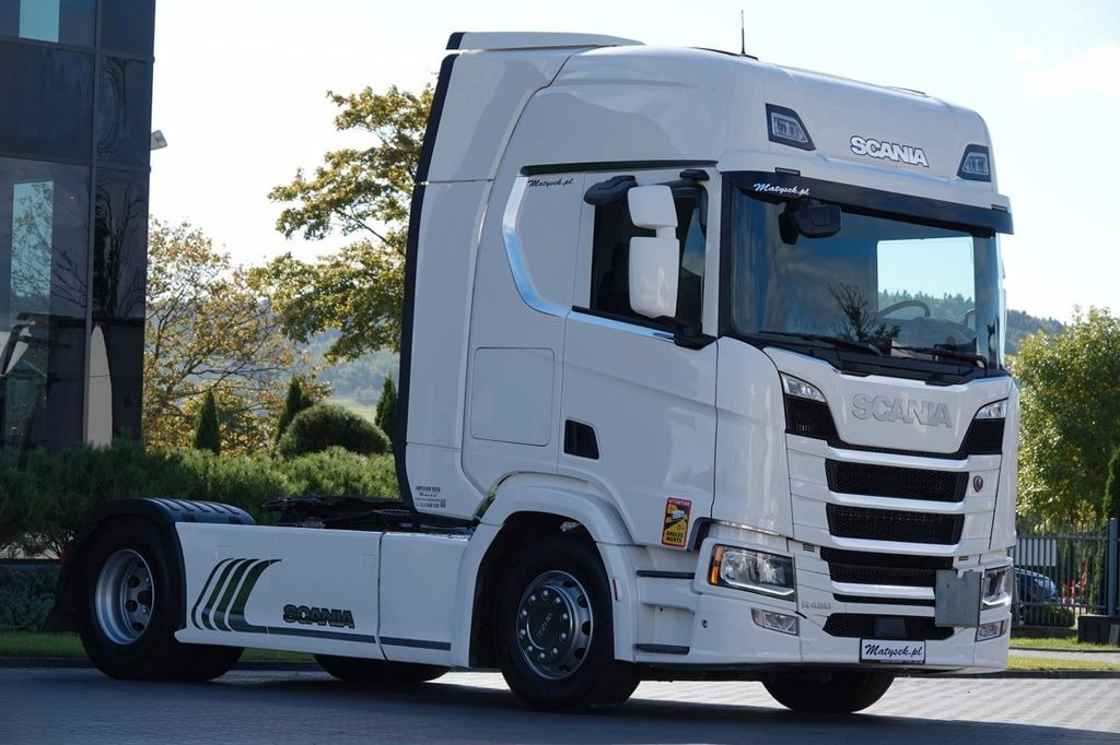 Scania R 450 / RETARDER / CAŁA NA PODUSZKACH / HYDRAULI - Trekkvogn: bilde 1 Scania R 450 / RETARDER / CAŁA NA PODUSZKACH / HYDRAULI - Trekkvogn: bilde 1