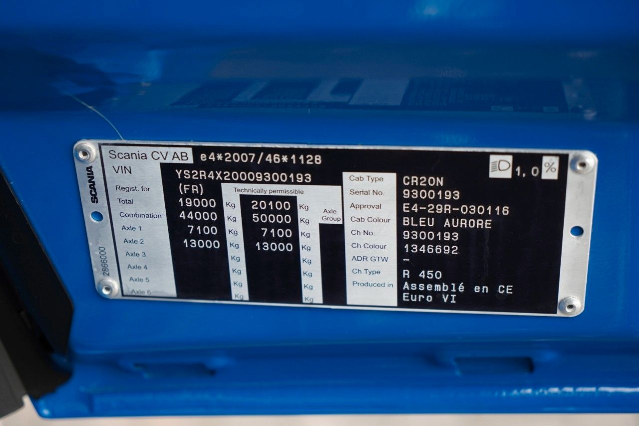 Trekkvogn Scania R 450  / RETARDER / PEŁNY ADR /  I-PARK COOL / A: bilde 37