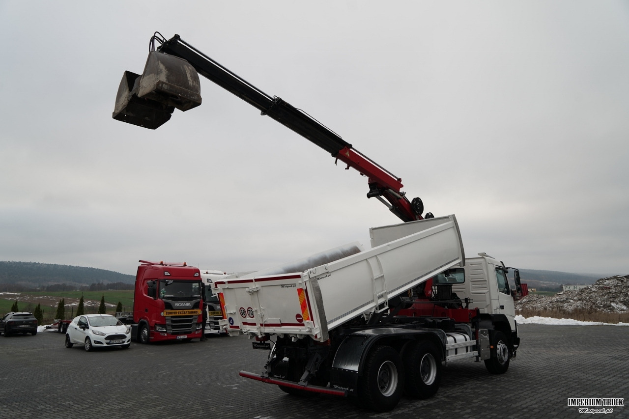 VOLVO FMX 380 / 6x4 / WYWROTKA + HDS HMF 1820 K2 / HYDROBURTA / STEROWANIE RADIOWE / CHWYTAK / ROTATOR / EURO 6 - Tippbil, Kranbil: bilde 4 VOLVO FMX 380 / 6x4 / WYWROTKA + HDS HMF 1820 K2 / HYDROBURTA / STEROWANIE RADIOWE / CHWYTAK / ROTATOR / EURO 6 - Tippbil, Kranbil: bilde 4