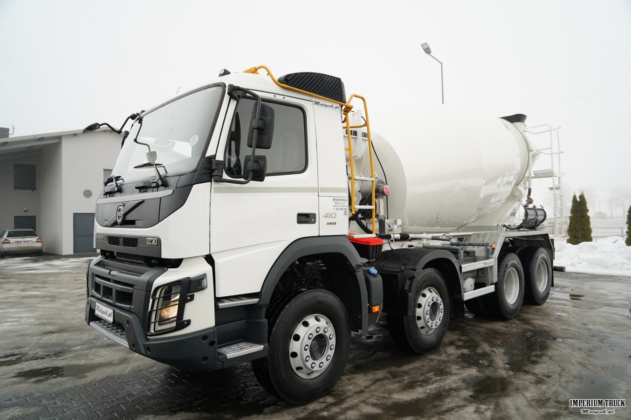 VOLVO FMX 410 / 8x4 / GRUSZKA 9m3 / BETONOMIESZARKA / LIEBHERR / ALUFELGI / EURO 6 - Betongbil: bilde 2 VOLVO FMX 410 / 8x4 / GRUSZKA 9m3 / BETONOMIESZARKA / LIEBHERR / ALUFELGI / EURO 6 - Betongbil: bilde 2