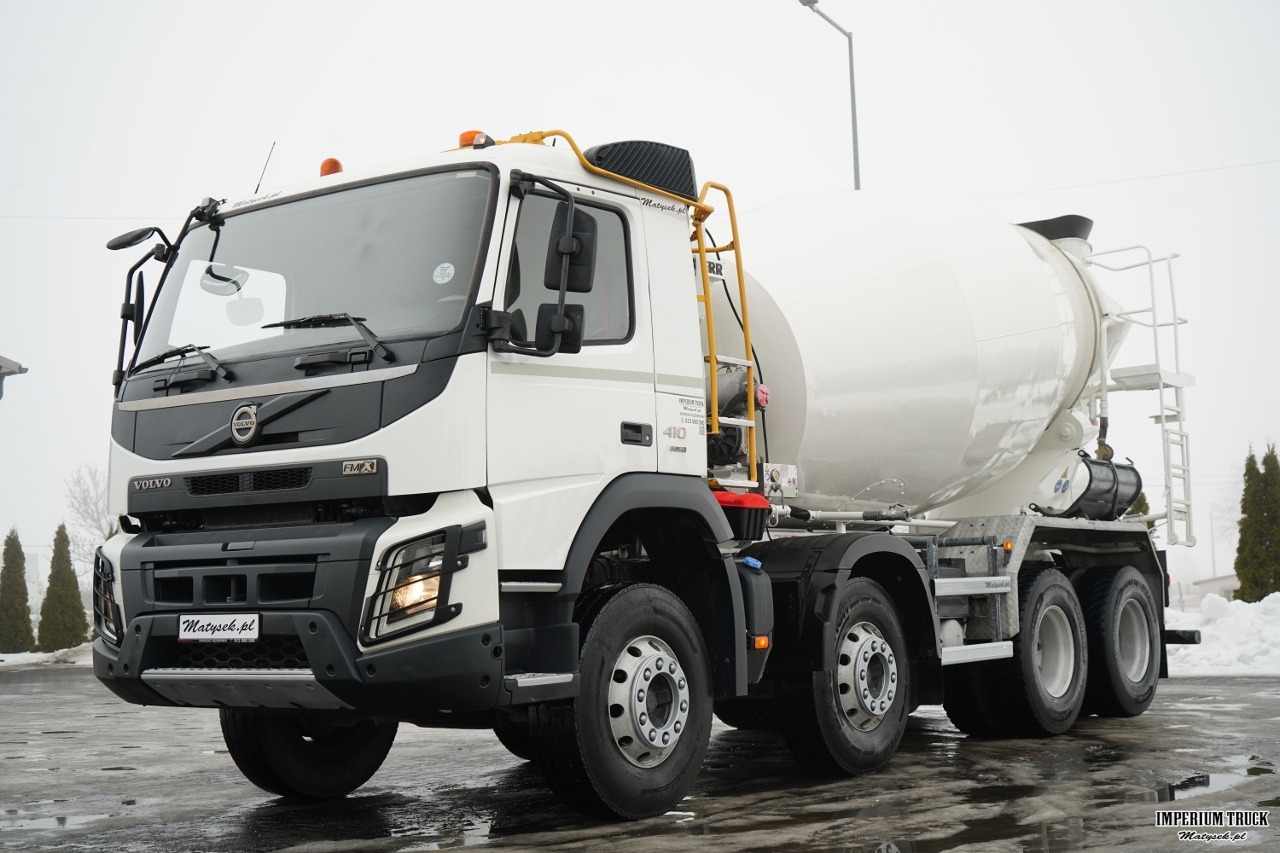 VOLVO FMX 410 / 8x4 / GRUSZKA 9m3 / BETONOMIESZARKA / LIEBHERR / ALUFELGI / EURO 6 - Betongbil: bilde 1 VOLVO FMX 410 / 8x4 / GRUSZKA 9m3 / BETONOMIESZARKA / LIEBHERR / ALUFELGI / EURO 6 - Betongbil: bilde 1