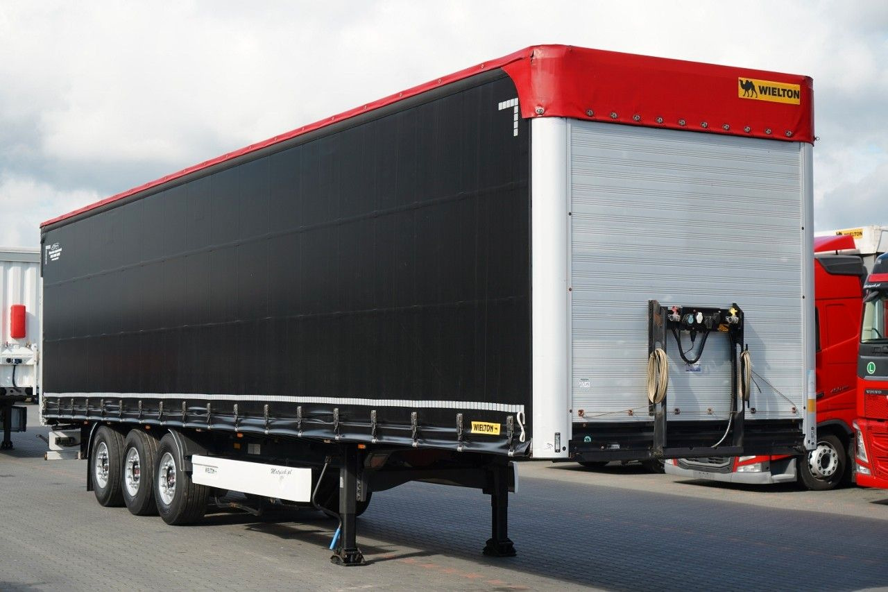 Wielton / FIRANKA STANDARD / MULDA DO STALI - 9 M / OŚ - Gardintrailer: bilde 1 Wielton / FIRANKA STANDARD / MULDA DO STALI - 9 M / OŚ - Gardintrailer: bilde 1