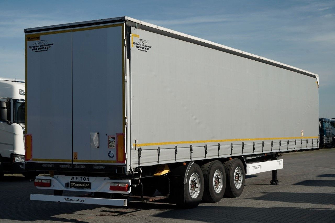 Gardintrailer Wielton FIRANKA / STANDARD / OŚ PODNOSZONA / DACH PODNO: bilde 8