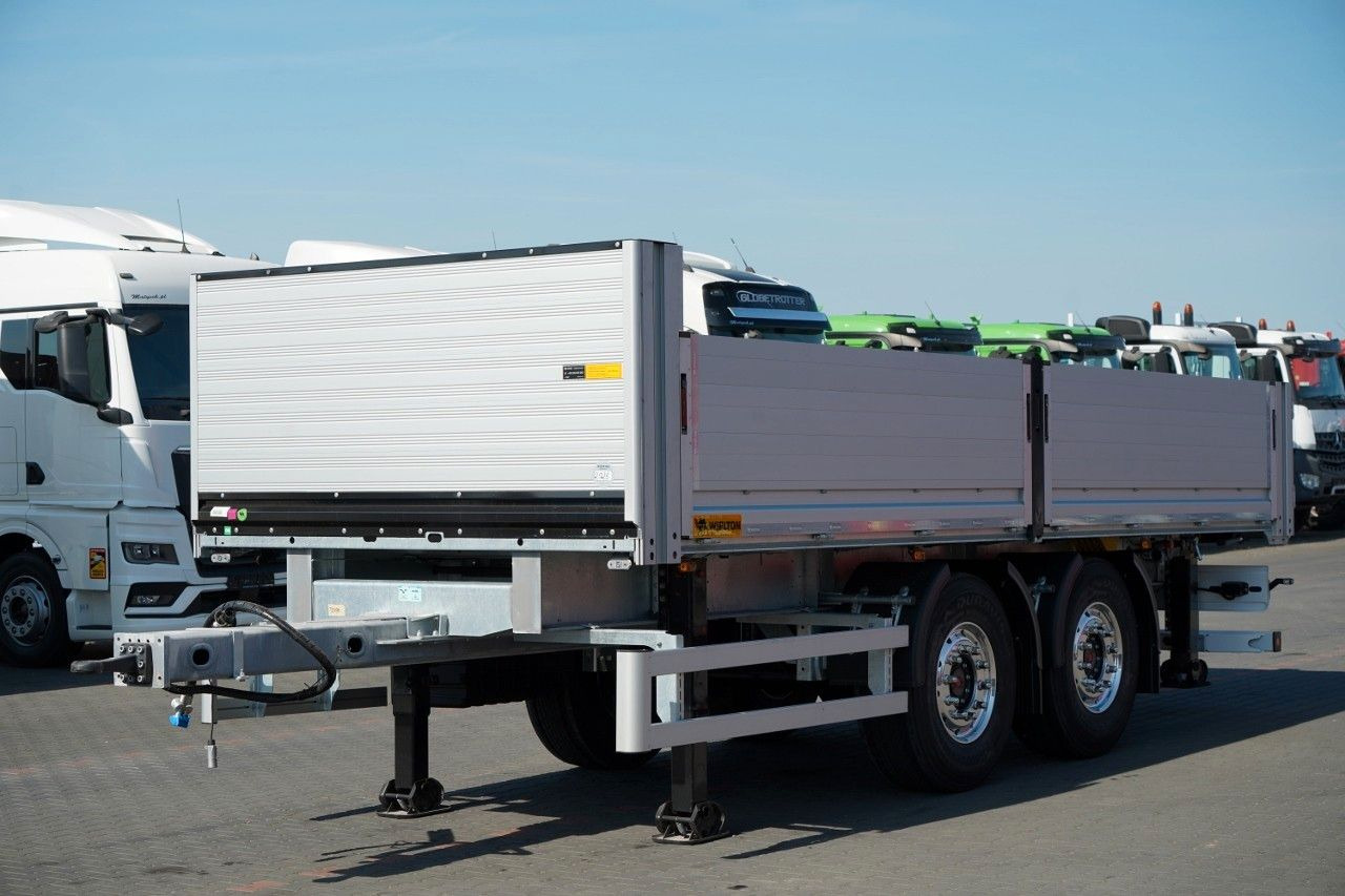 Wielton NACZEPA BURTOWA / DO BUDOWLANKI / NOWA / 2025 R - Åpen semitrailer: bilde 1 Wielton NACZEPA BURTOWA / DO BUDOWLANKI / NOWA / 2025 R - Åpen semitrailer: bilde 1