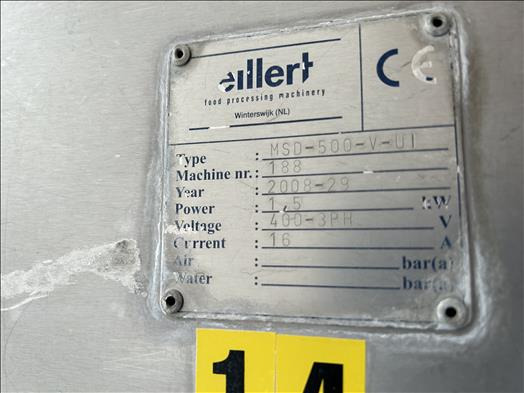Utstyr for næringsmiddelindustrien Eillert MSD-500-V Salad spinner: bilde 6