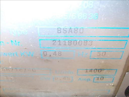 Erka BSA 80 80 Sheeter for Dough Strands (pretzel) - Bakeriutstyr: bilde 3 Erka BSA 80 80 Sheeter for Dough Strands (pretzel) - Bakeriutstyr: bilde 3