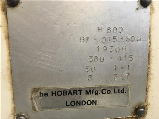 Hobart H600 planetary mixer - Utstyr for næringsmiddelindustrien: bilde 4 Hobart H600 planetary mixer - Utstyr for næringsmiddelindustrien: bilde 4
