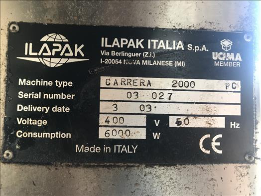 Pakkemaskin Ilapak Carrera 2000PC Flow wrapping line: bilde 15