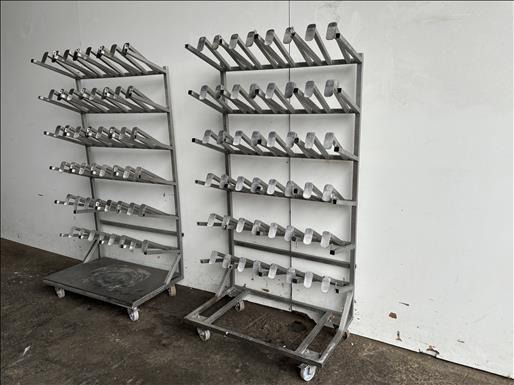 NNP Stainless boot rack - Utstyr for næringsmiddelindustrien: bilde 2 NNP Stainless boot rack - Utstyr for næringsmiddelindustrien: bilde 2