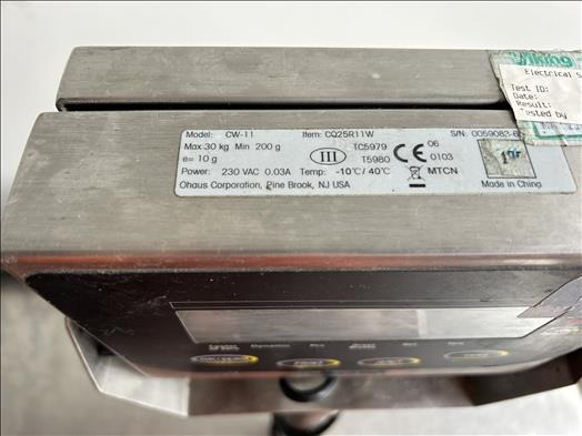 Ohaus CW11 Platform scale - Utstyr for næringsmiddelindustrien: bilde 3 Ohaus CW11 Platform scale - Utstyr for næringsmiddelindustrien: bilde 3