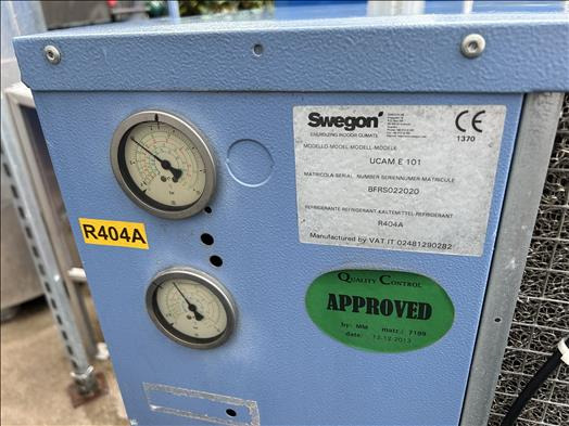 Refrigeration equipment Ucame101 Swegon - Utstyr for næringsmiddelindustrien: bilde 3 Refrigeration equipment Ucame101 Swegon - Utstyr for næringsmiddelindustrien: bilde 3